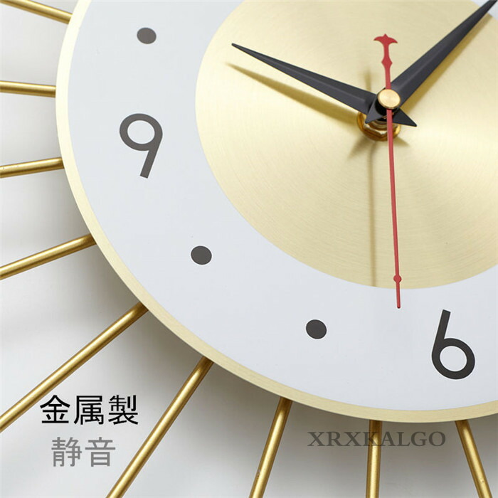 楽天市場】壁掛け時計 おしゃれ 静音 金属製 時計 壁掛け 宇宙 壁飾り