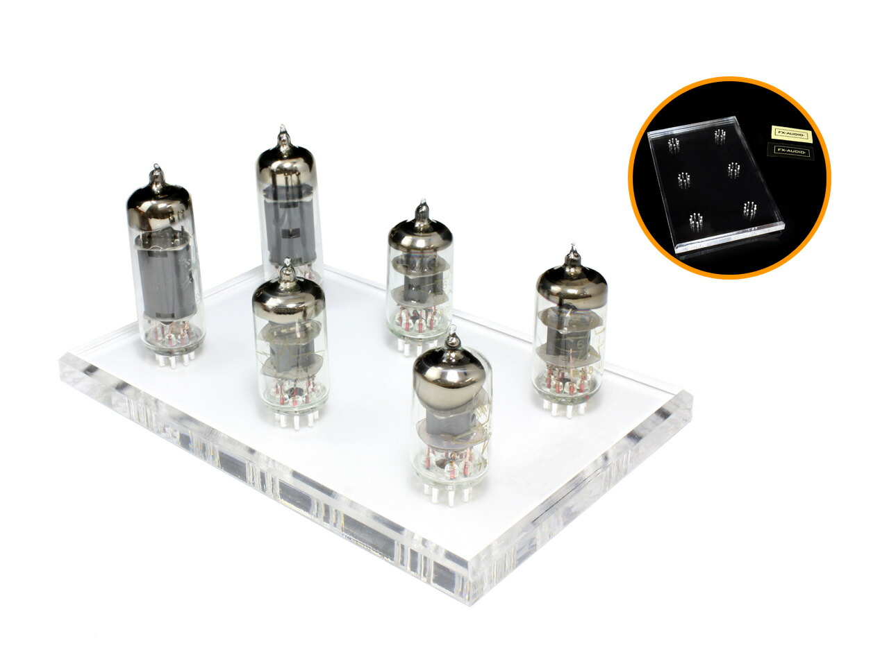 楽天市場】アクリル製 6J1/6K4 真空管ディスプレイ スタンド 6本対応[W