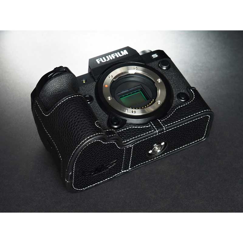 楽天市場】FUJIFILM X-H2S 専用 レザー ケース Black ブラック TP