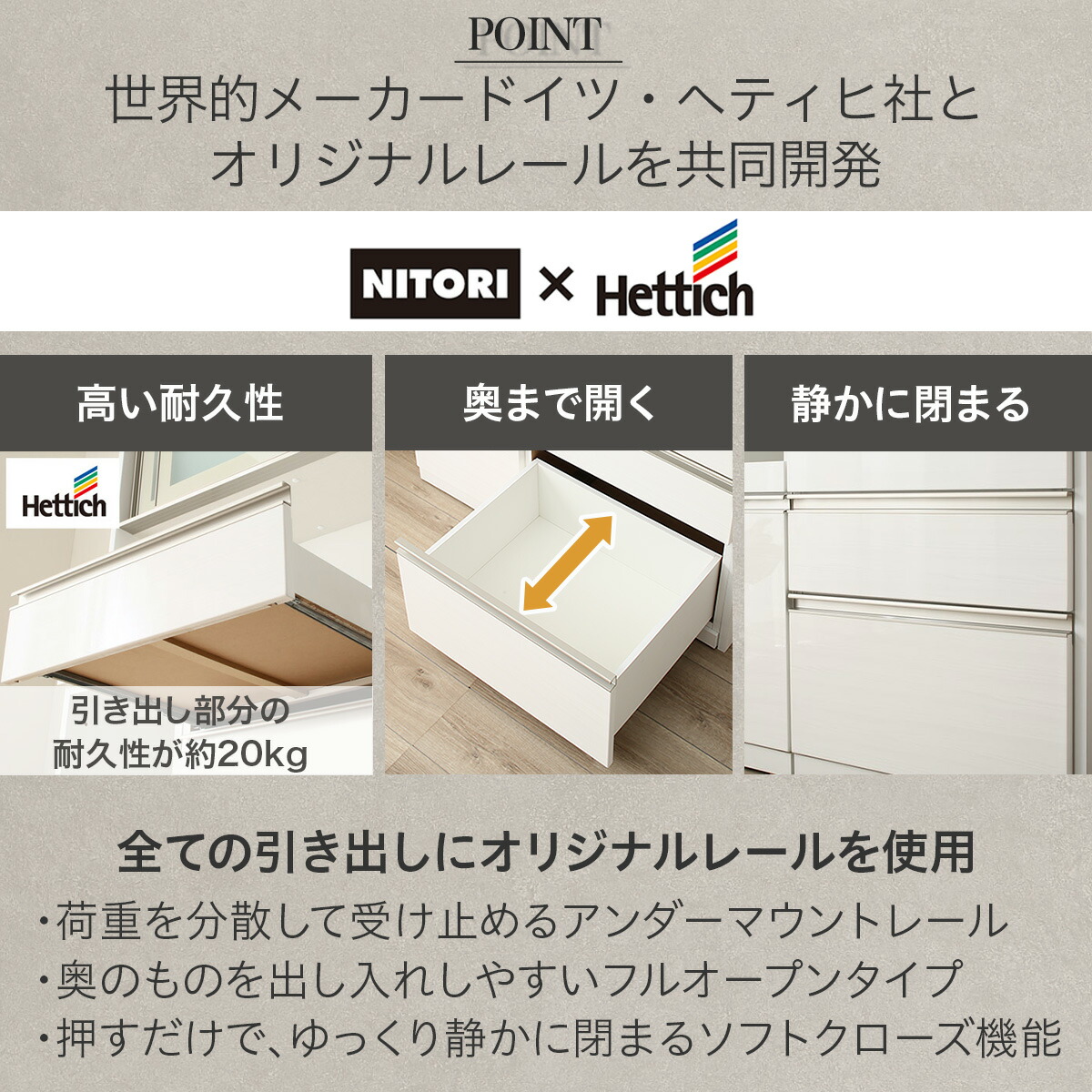 楽天市場】キッチンボード (上置き付き リガーレ100KBロータイプ WH