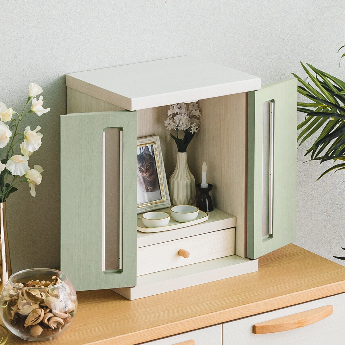 楽天市場】コンパクト仏壇 （GR） ニトリ メーカー直送・送料無料