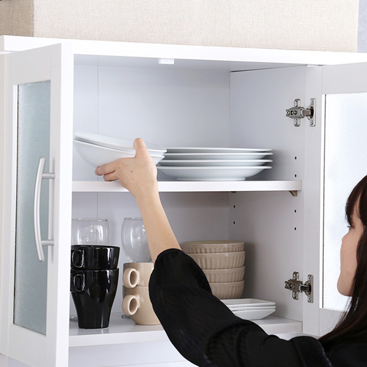 楽天市場】大容量収納キッチンボード （WH） ニトリ メーカー直送