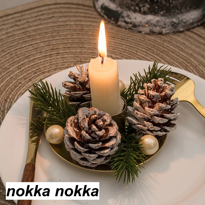 楽天市場】キャンドルホルダー クリスマス キャンドルスタンド