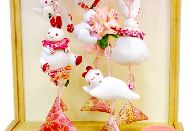 楽天市場】つるし雛 久月 アクリルケース入り さげもん 吊るし飾り 咲