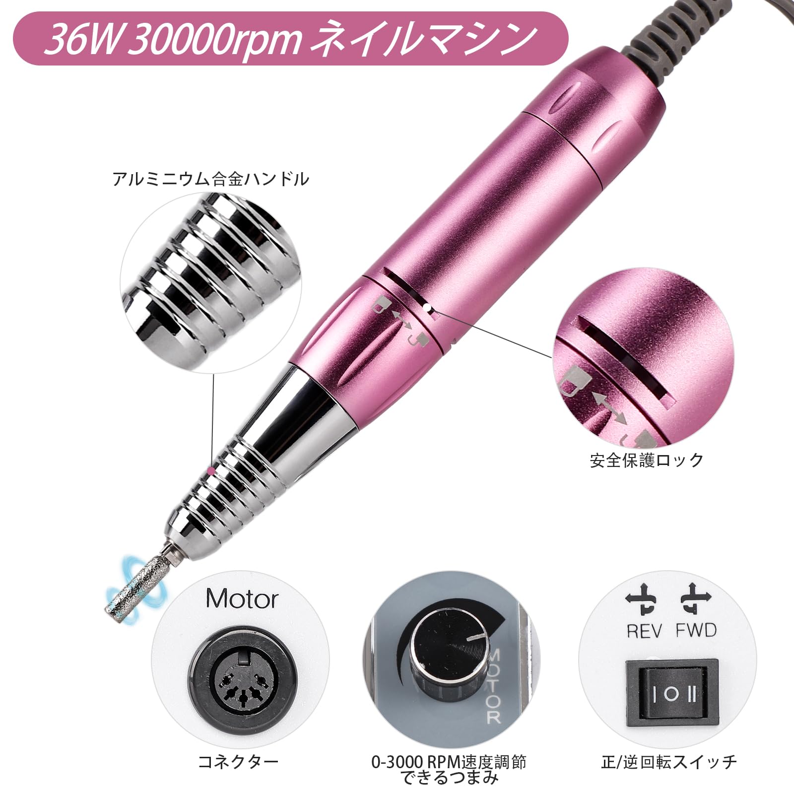 楽天市場】【SS限定☆15%OFF券＆P5倍】ネイルケア 多機能 5in1 ネイル