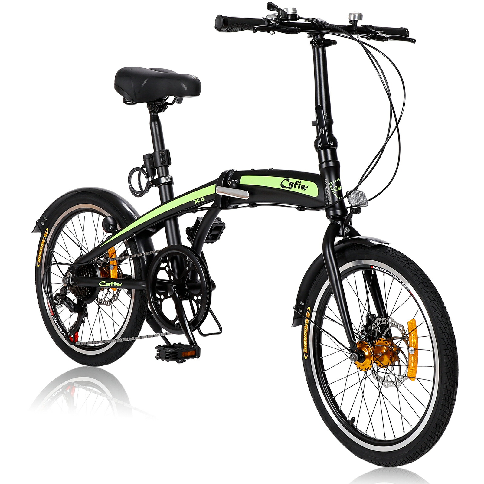楽天市場】【軽量アルミフレーム】CYFIE 折りたたみ自転車 20インチ