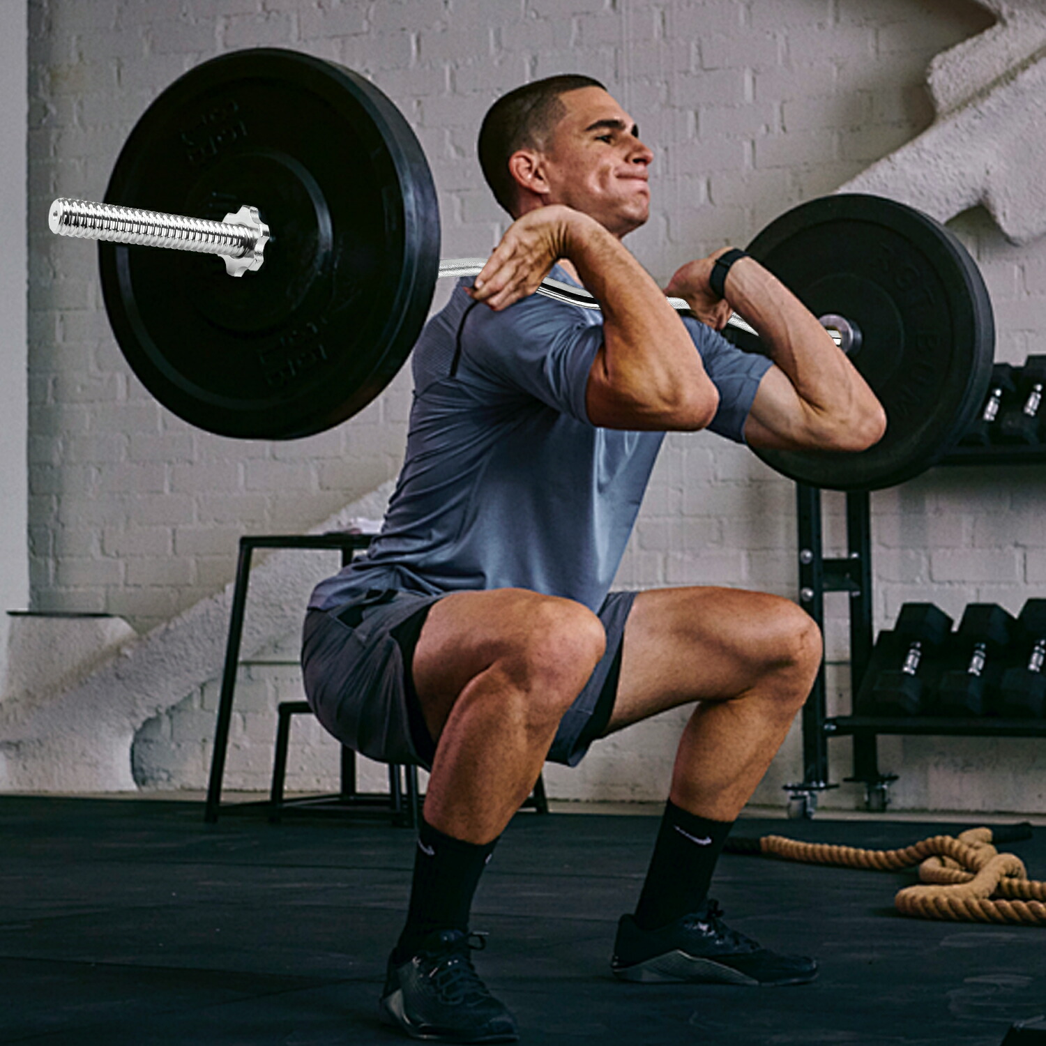 楽天市場】【4,480~円】バーベルシャフト 120cm 直径28mm EZバー