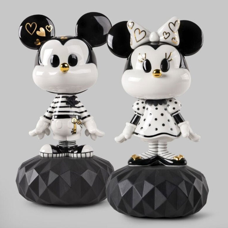 楽天市場】LLADRO ミッキーマウス (Black & White) リヤドロ