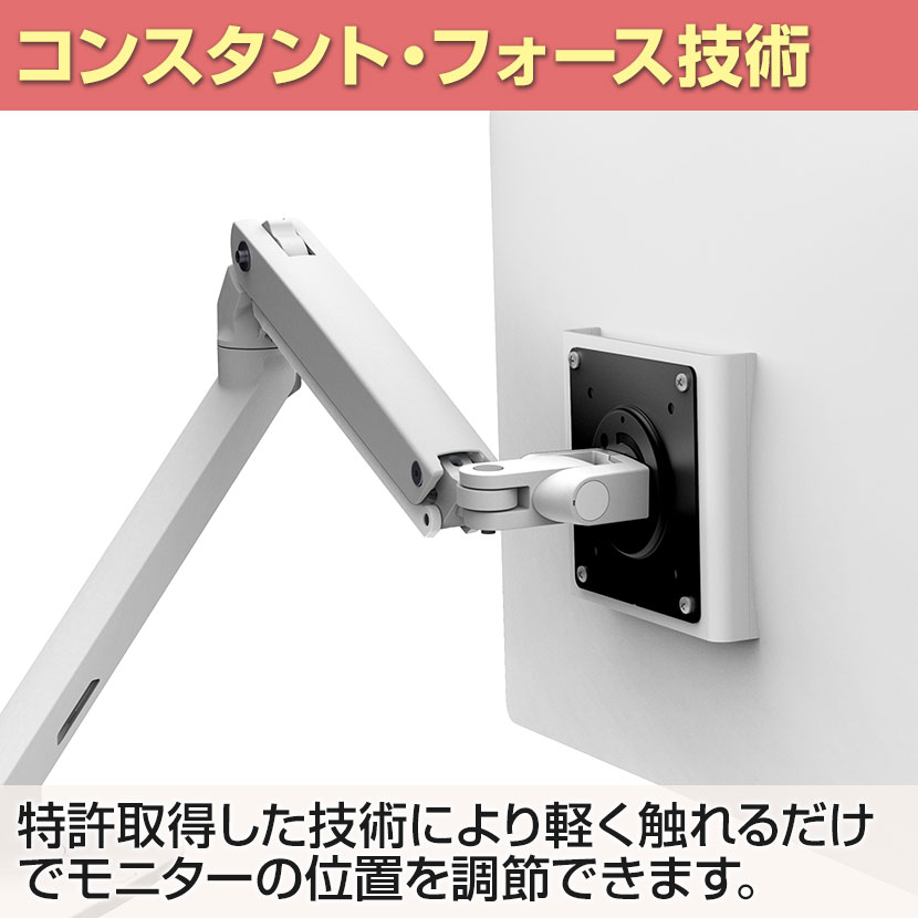 楽天市場】Ergotron エルゴトロン MXV デスクモニターアーム