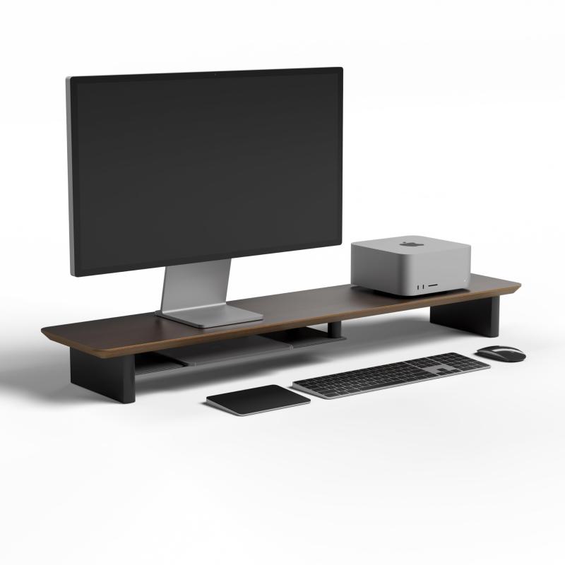 楽天市場】amesoba 木製 モニタースタンド 卓上 デスクシェルフ : ok