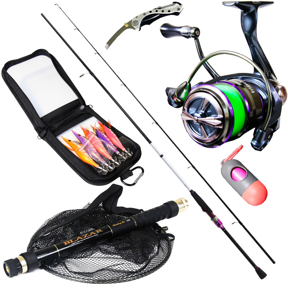 楽天市場】エギング 入門セット ファイブスター カラフル エギング