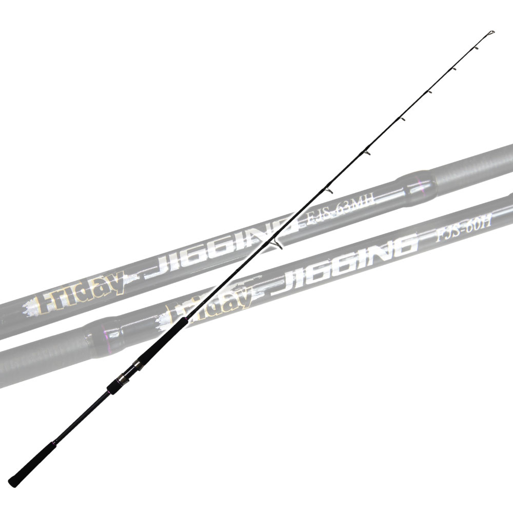 楽天市場】本格ジギングに フライデージギング ロッド(FJS-63MH
