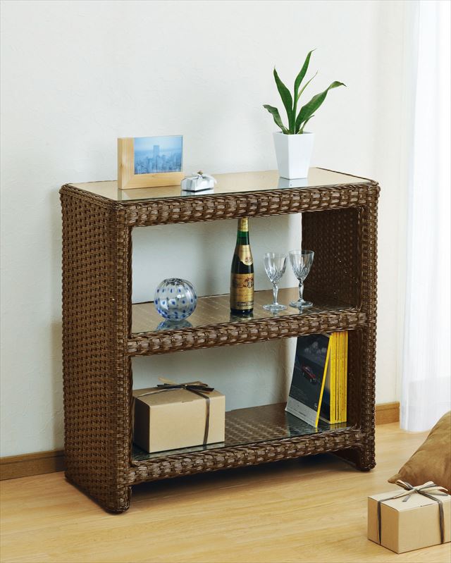 楽天市場】ラタン 飾り棚の通販