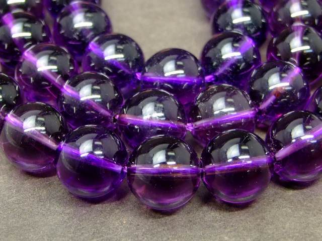 楽天市場】≪g3-58≫○今月の半額 アメジスト 紫水晶 12mm 5A 1連39cm