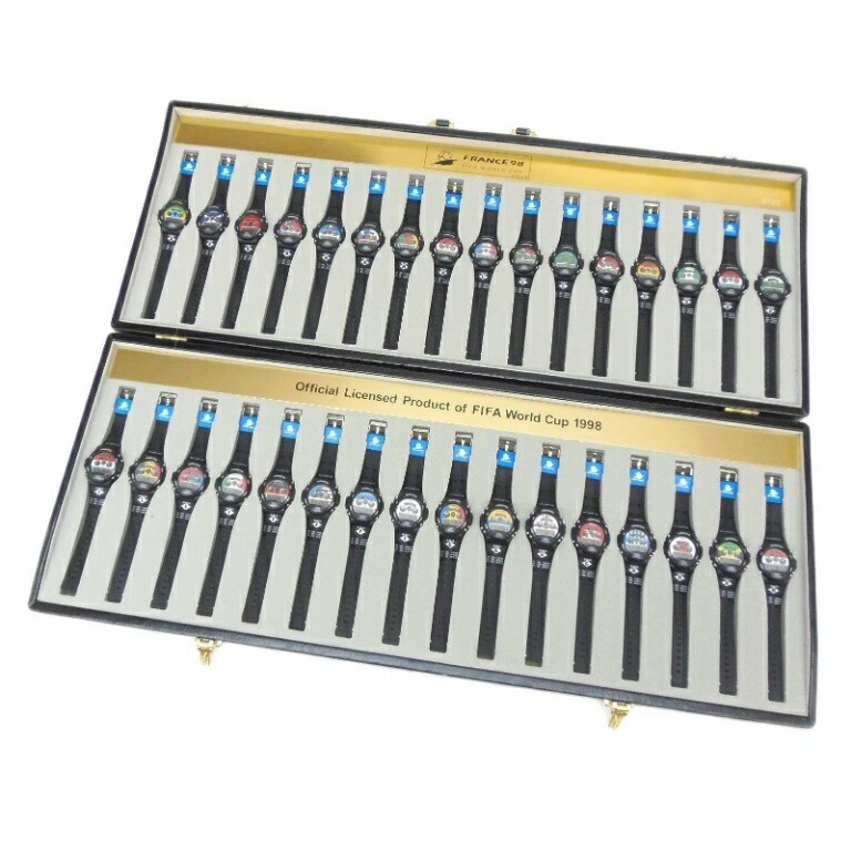 楽天市場】1998年FIFAﾜｰﾙﾄﾞｶｯﾌﾟ限定ｵﾌｨｼｬﾙ腕時計ｾｯﾄ W杯ﾌﾗﾝｽ大会(62484
