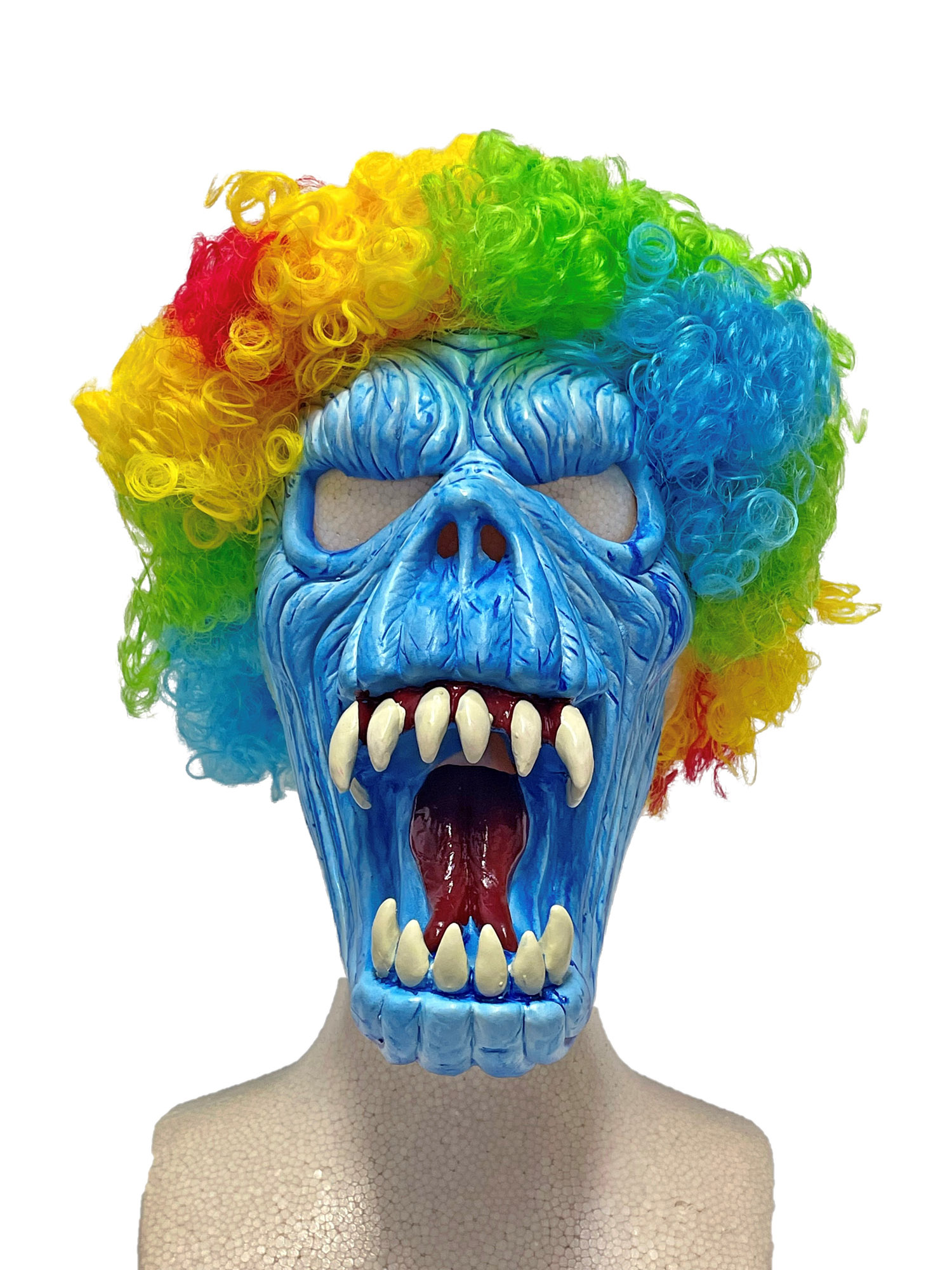 楽天市場】フェイスマスク 死神（青）＆カツラ（黒or虹色） : 雑貨問屋