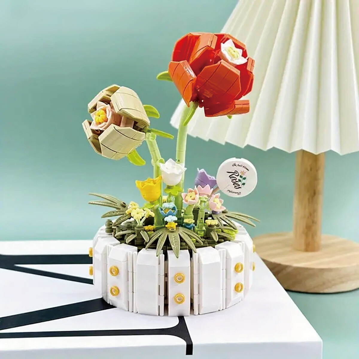 楽天市場】＼楽天スーパーSALE 10％OFF／ ブロックフラワー 立体パズル