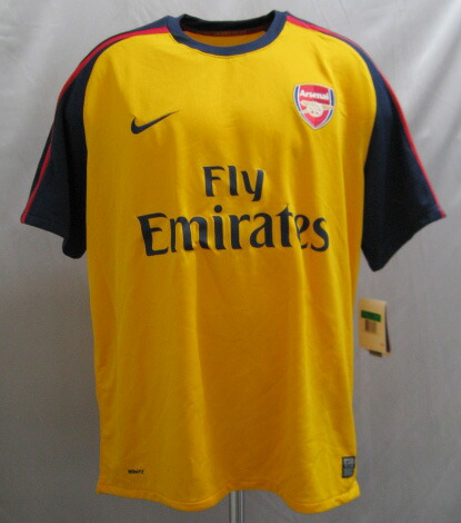 楽天市場】アーセナル 08/09 アウェイ(黄色) ナイキ製 : O.K.A.
