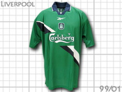 楽天市場】【ナンバー無料】 リバプール 99/00 00/01 アウェイ（緑