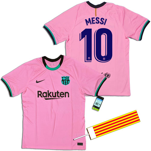 楽天市場】【ナンバー無料】 20/21 FCバルセロナ・サード(ピンク