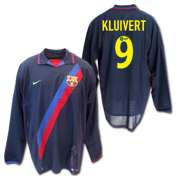 楽天市場】【ナンバー無料】 FCバルセロナ 02/03、 03/04 選手用・2重