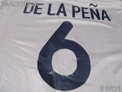 楽天市場】FCバルセロナ 2000/2001 アウェイ（グレー） ＃6 DE LAPENA