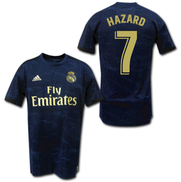 楽天市場】19/20 レアル・マドリード アウェイ(ネイビー) ＃7 HAZARD