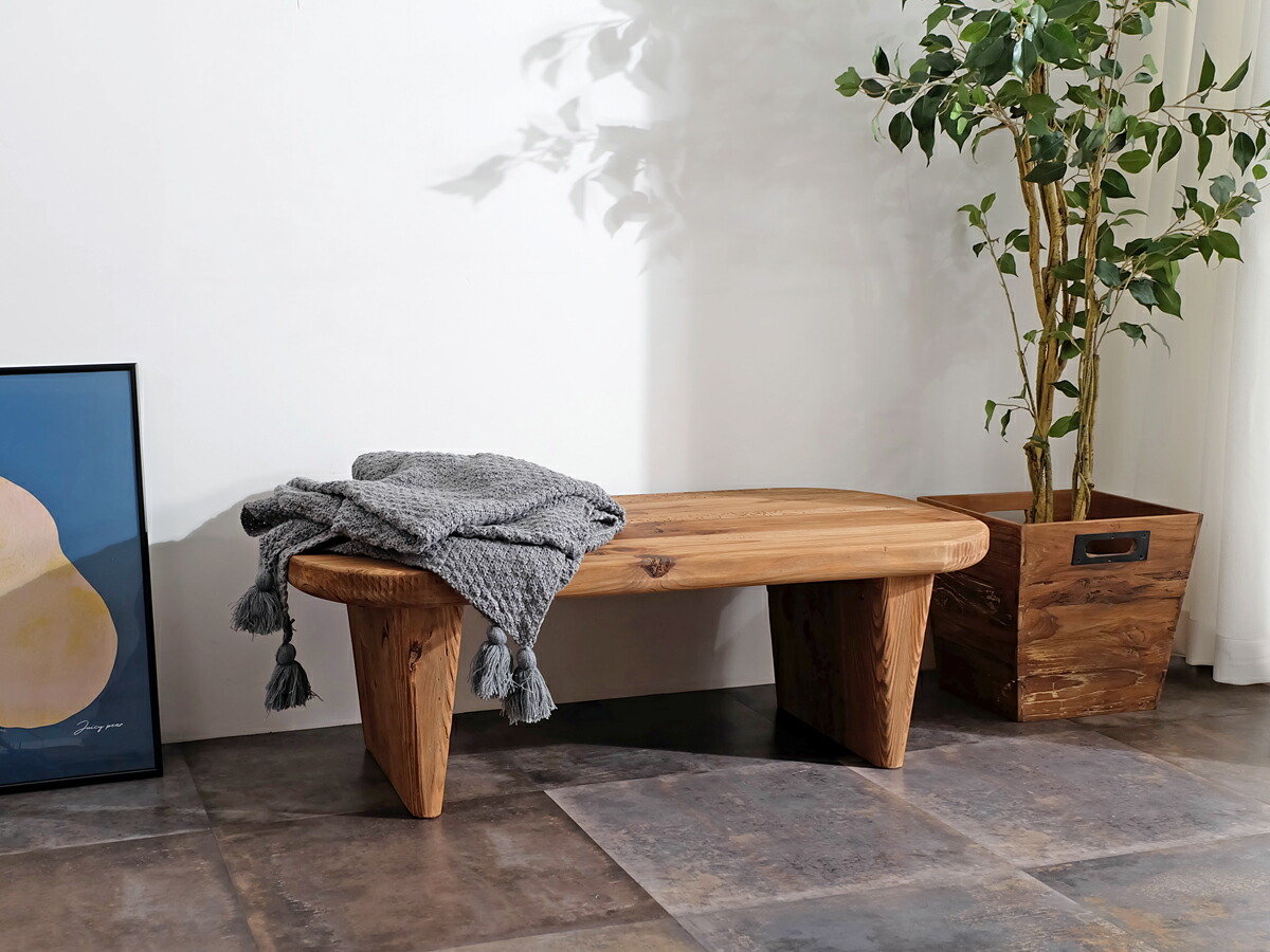 楽天市場】【古材家具】リサイクルパイン コーヒーテーブル 木製