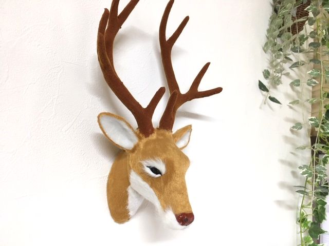 楽天市場】【最安値挑戦中】☆バンビウォールデコ 鹿の壁飾り 鹿の頭