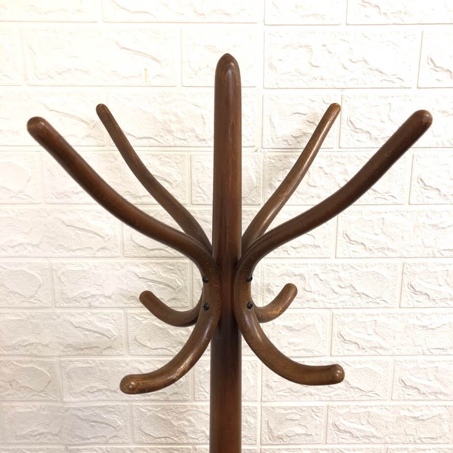 楽天市場】【中古】 秋田木工 ポールハンガー ブラウン 木製 コート