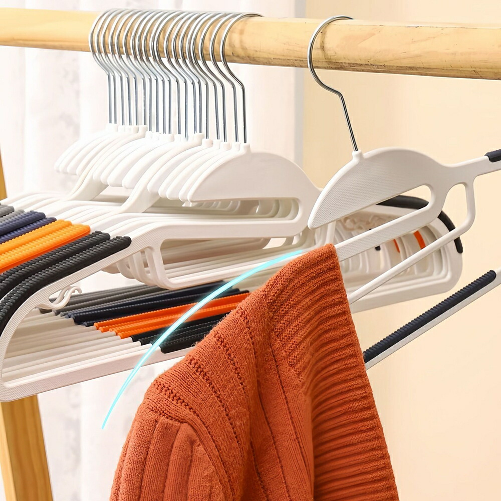 楽天市場】【最大P10倍】動画 即納 ハンガー 短い 多機能ハンガー 超薄