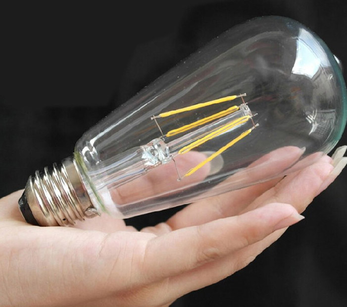 楽天市場】【在庫処分セール】【3個】LED フィラメント 電球 4W クリア