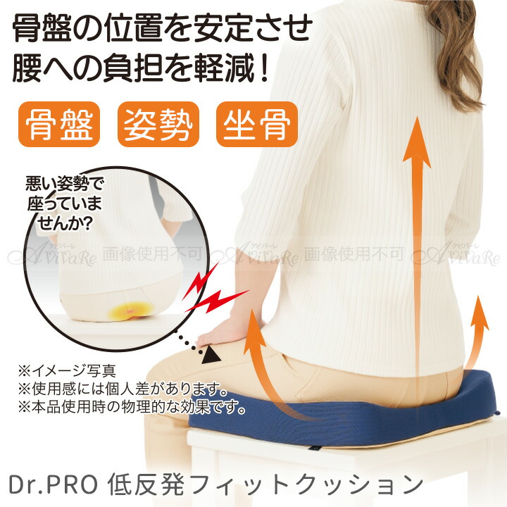 楽天市場】Dr.PRO低反発フィットクッション [Z3068] クッション 低反発