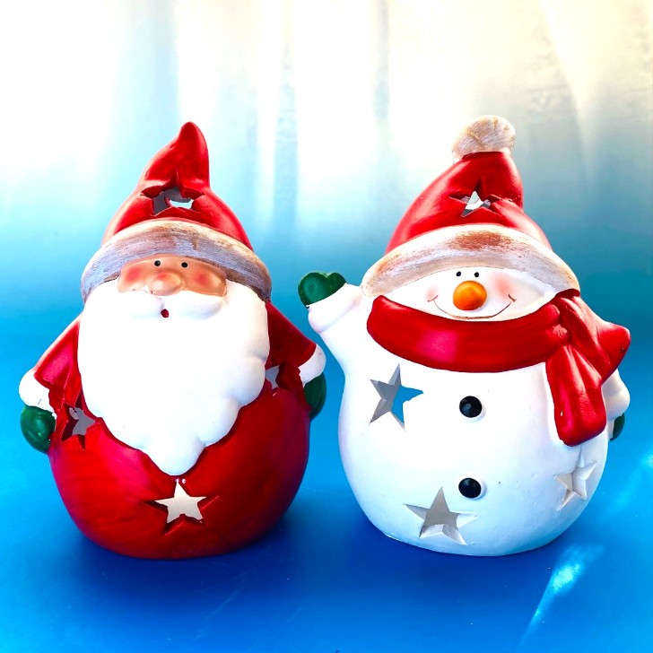 楽天市場】あったかクリスマス【まんまるサンタ＆スノーマン S