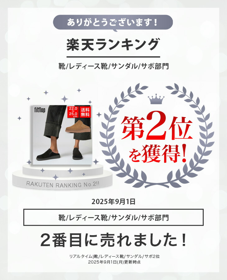 楽天市場】【国内正規品】fitflop フィットフロップ レディース サボ