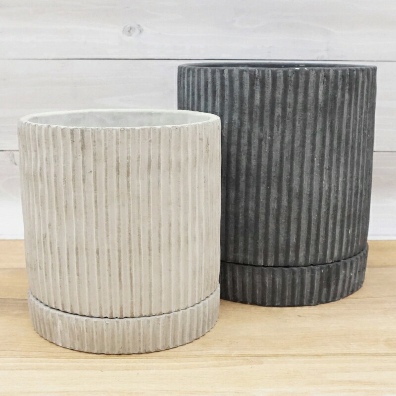 楽天市場】植木鉢 セメント おしゃれ カレント(2色)＜ 5号 6号 7号