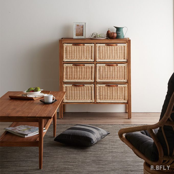 楽天市場】【SS限定｜最大8,000円OFFクーポン】チェスト ラタン 棚