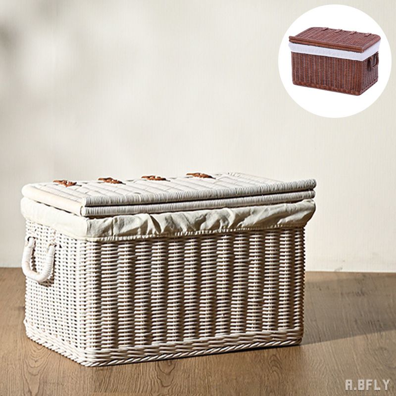 楽天市場】【SS限定｜最大8,000円OFFクーポン】蓋つき バスケット カゴ