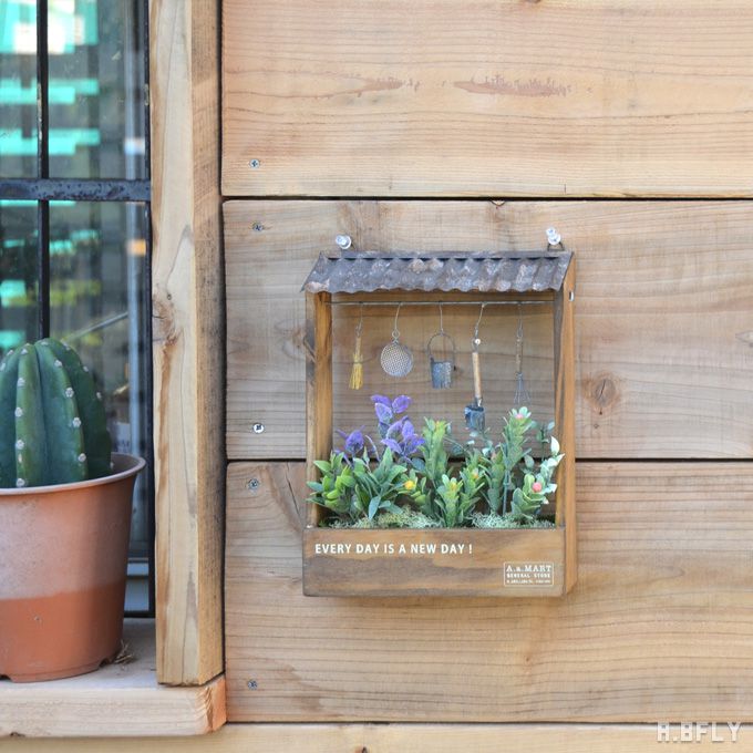 楽天市場】プランター 木製 ツールラック ミニチュア ハンドメイド