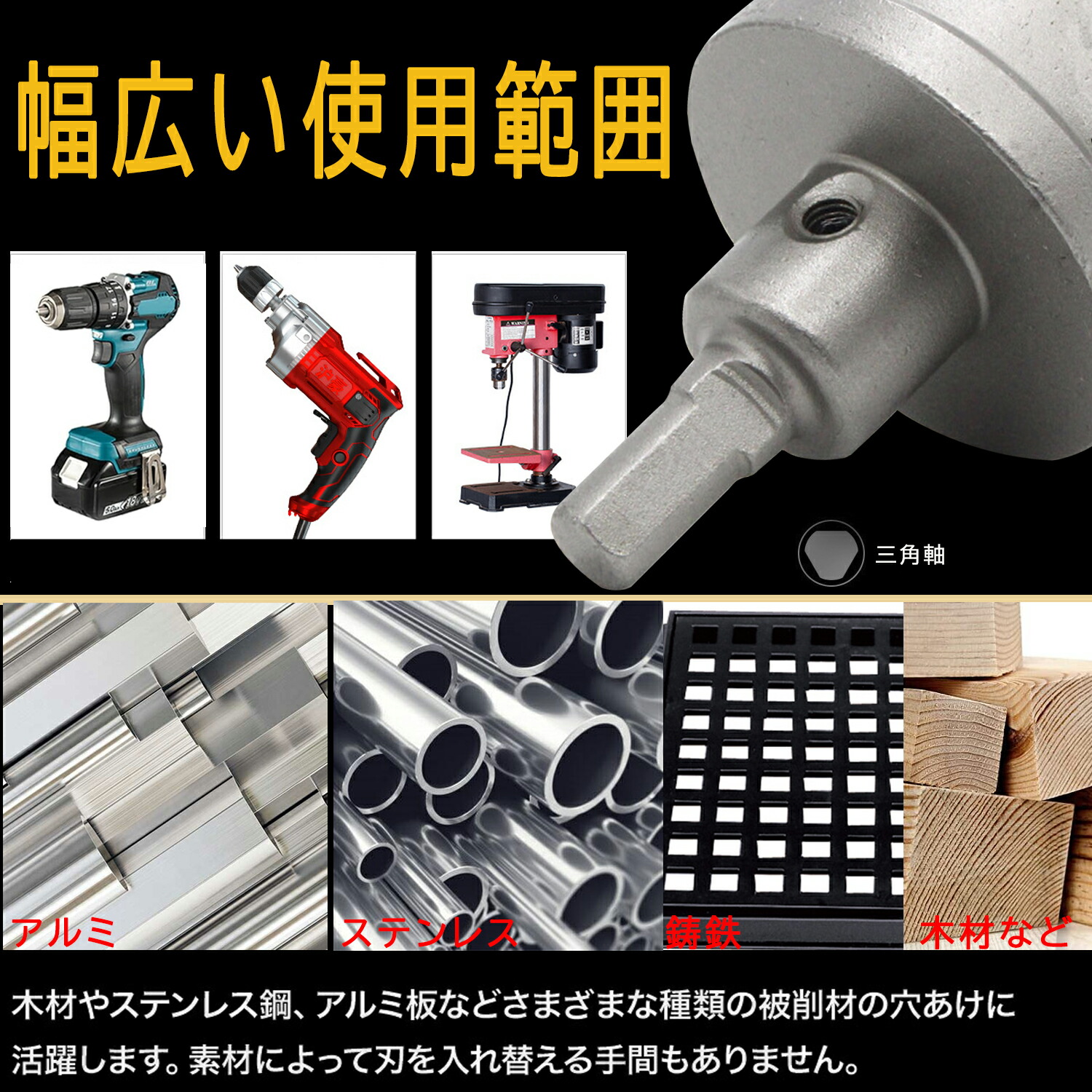 楽天市場】＼☆期間限定10%OFFクーポン☆／ホールソー 12mm