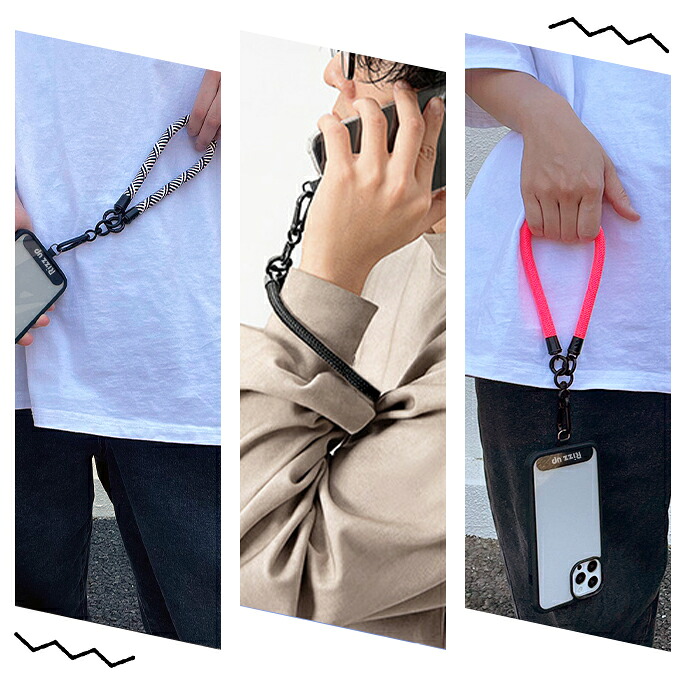 楽天市場】＜当店オリジナル/Rizz up＞スマホストラップ 手首 ハンド