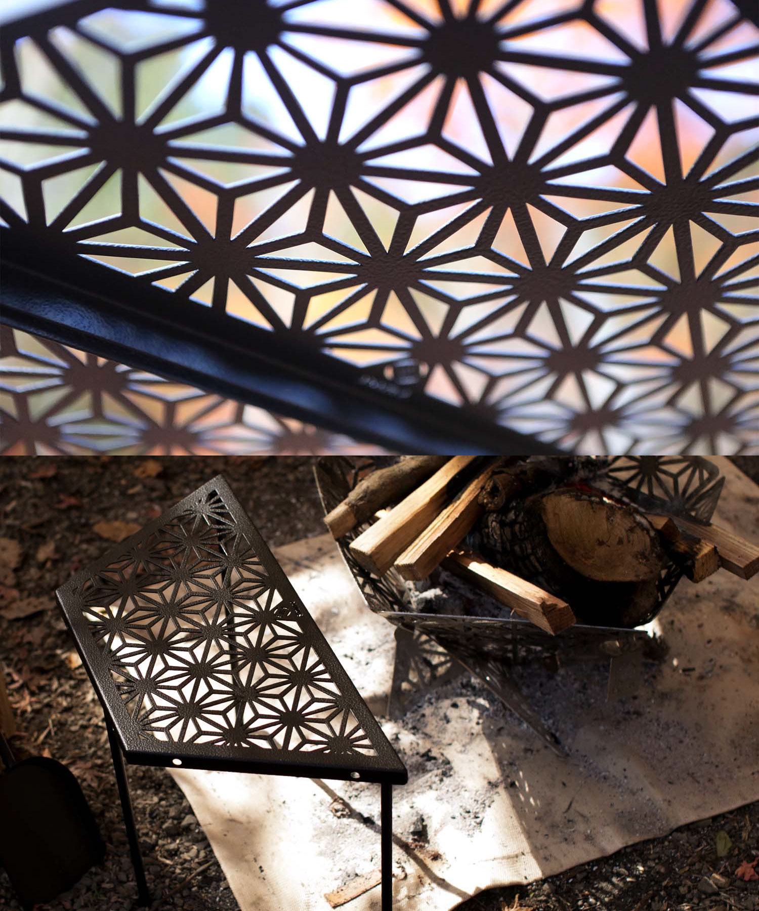 楽天市場】【S'more / 和柄アウトドアテーブル6枚セット 】 キャンプ