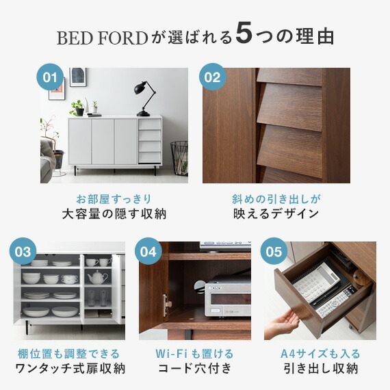 楽天市場】【3/8限定！5％OFFクーポン配布中】 キャビネット 木製 収納