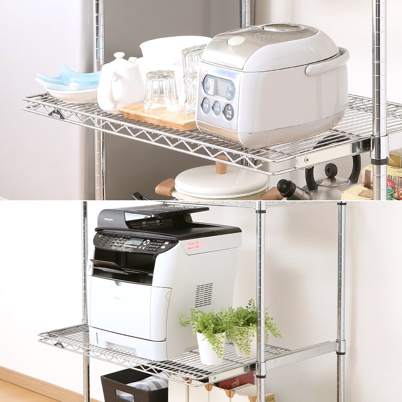 楽天市場】スチールラック パーツ ルミナス 棚 ラック 収納棚 メタル