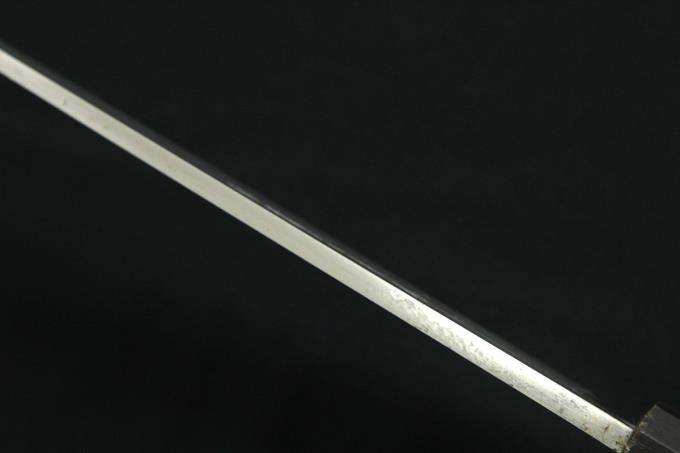 楽天市場】【中古】伯龍宗良 包丁 相出刃包丁 八寸 霞 本鍛錬 水牛朴