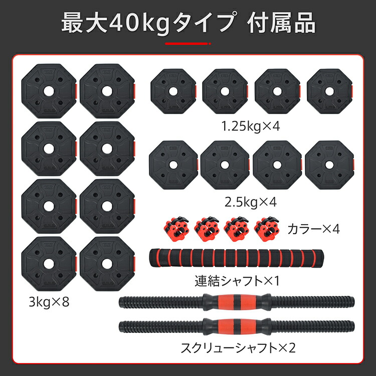 楽天市場】*25%OFFクーポン⇒2,898円*【送料無料】可変式 ダンベル