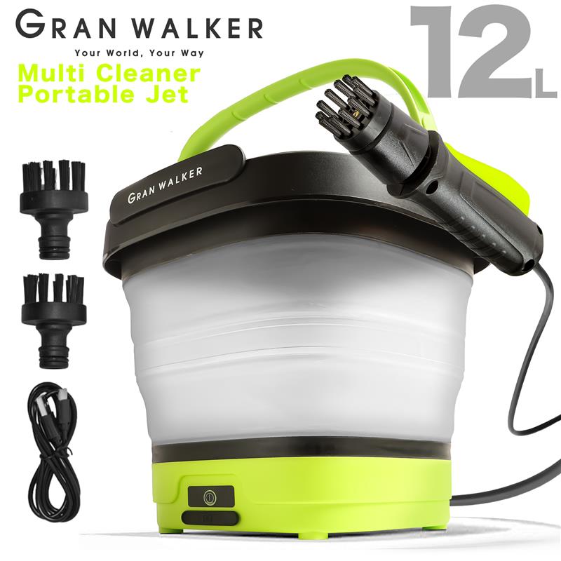 楽天市場】グランウォーカー 高圧洗浄機 バケツ式 コンパクト 充電式