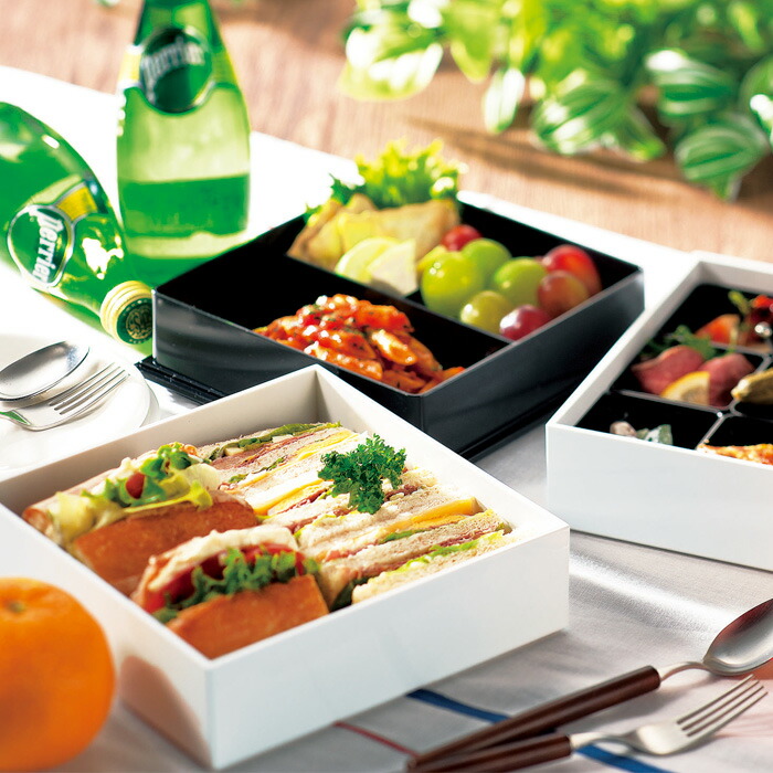 楽天市場】お弁当箱 重箱 三段 ピクニックランチボックス オードブル重