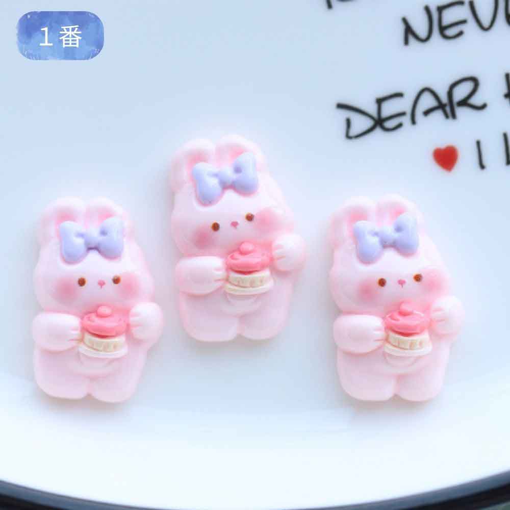 楽天市場】デコパーツ ホイップデコ ホイップ デコ うさぎ 熊 クラフト