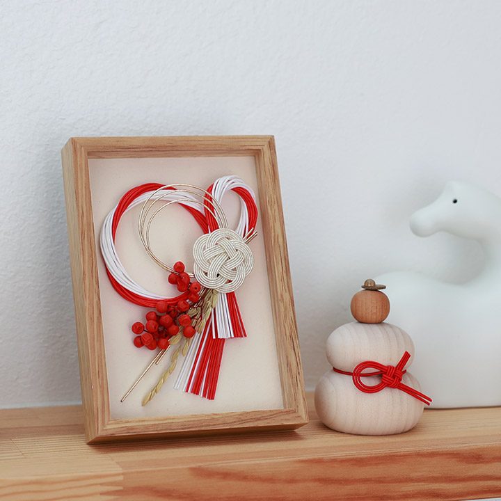 楽天市場】【アンジェ別注】 hare 水引で結ぶ お正月フレーム 日本の